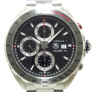 タグホイヤー TAG Heuer 腕時計 美品 フォーミュラ1 CAZ2010-1 メンズ クロノグラフ 黒【中古】20240519
