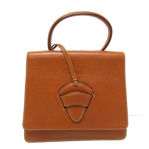 ロエベ LOEWE ハンドバッグ レディース バルセロナ ブラウン レザー【中古】20240604