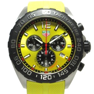 タグホイヤー TAG Heuer 腕時計 フォーミュラ1 クロノグラフ CAZ101AM メンズ イエロー【中古】20240601