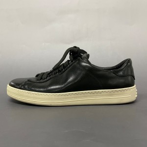 トムフォード TOM FORD スニーカー 38 レディース - 黒 レザー【中古】20240521