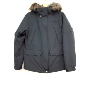 ノースフェイス THE NORTH FACE ブルゾン サイズL レディース 美品 グレイストリクライメイトパーカ NPW61935 黒【中古】20240617