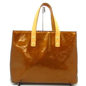 ルイヴィトン LOUIS VUITTON ハンドバッグ モノグラムヴェルニ レディース リードPM M91146 ブロンズ【中古】20240611