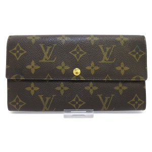 ルイヴィトン LOUIS VUITTON 長財布 モノグラム レディース ポシェット・ポルト モネ クレディ M61725【中古】20240609