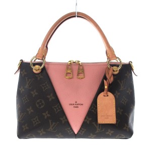 ルイヴィトン LOUIS VUITTON トートバッグ モノグラム レディース VトートBB M43967 ローズプードル【中古】20240526