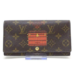 ルイヴィトン LOUIS VUITTON 長財布 モノグラム レディース ポルトフォイユサラ M60415 モノグラム(トランクプリント)【中古】20240505