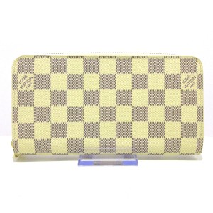 ルイヴィトン LOUIS VUITTON 長財布 ダミエ レディース 美品 ジッピー・ウォレット N60019 アズール ダミエ･キャンバス【中古】20240506