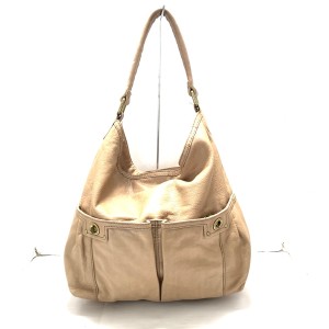 マークバイマークジェイコブス MARC BY MARC JACOBS ショルダーバッグ レディース - ベージュ レザー【中古】20240528