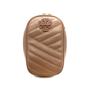 トリーバーチ TORY BURCH ショルダーバッグ レディース 美品 - ピンクベージュ チェーンショルダー/ミニバッグ レザー【中古】20240610