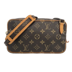 ルイヴィトン LOUIS VUITTON ショルダーバッグ モノグラム レディース ポシェットマルリーバンドリエール M51828 -【中古】20240523