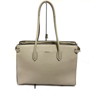 フルラ FURLA トートバッグ レディース 美品 - ベージュ レザー【中古】20240510