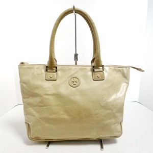 トリーバーチ TORY BURCH ハンドバッグ レディース ベージュ レザー【中古】20240318