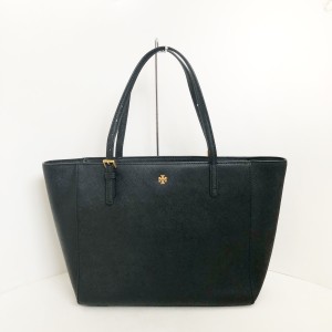 トリーバーチ TORY BURCH ハンドバッグ レディース 美品 黒 レザー【中古】20240322