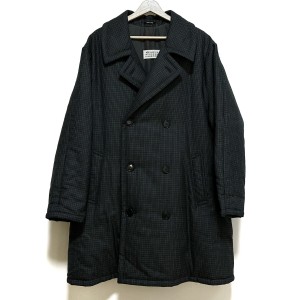 メゾンマルジェラ Maison Margiela コート サイズ36 S レディース S51AM0398 グレー 秋物/冬物/中綿/千鳥格子 ウール【中古】20240525