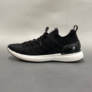 シャネル CHANEL スニーカー 37 レディース G35549 黒 ミックスファイバー 【中古】20240515