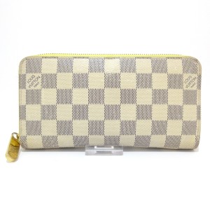 ルイヴィトン LOUIS VUITTON 長財布 ダミエ レディース ジッピー・ウォレット N60223 アズール ダミエ・キャンバス【中古】20240526