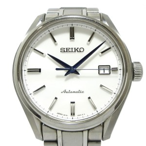 セイコー SEIKO 腕時計 プレサージュ SARX033/6R15-03P0 メンズ 裏スケ 白【中古】20240524