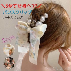 ヘアクリップ バンスクリップ ヘアアクセサリー 2点セット クリップ 大きめ 髪飾り 髪留め ヘアアレンジ 上品