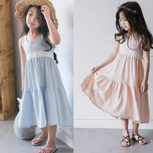 子供服 女の子 ワンピースドレス ワンピース 女の子 マキシ丈 ロング ジャンパー デニム サロペット 超可愛い 春夏秋 韓国 子供服 キッズ