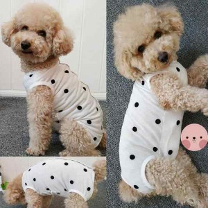 犬用 猫用イヌネコキャット術後服術後着術後ウェア/傷口舐めない皮膚 保護 避妊 去勢 おむつ 男用 女用 用柔らかい素材/介護用品/手術/