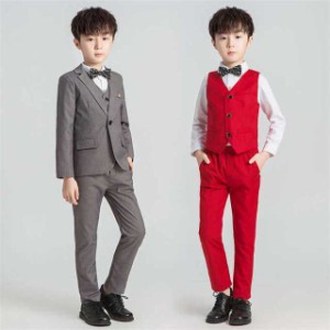 キッズスーツ 男の子 子供スーツ 卒業式スーツ 入学式 スーツ フォーマルスーツ スーツセット 子供服 スーツ おしゃれ 4点セット