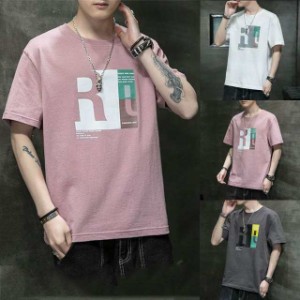 メンズＴシャツ 綿 半袖 男 夏 ｔシャツ ゆったり オシャレ 半袖ｔシャツ