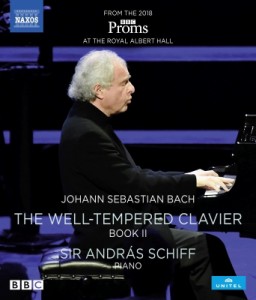 【Blu-ray】 Bach, Johann Sebastian バッハ / 平均律クラヴィーア曲集 第2巻　アンドラーシュ・シフ（2018年プロムス・ライヴ