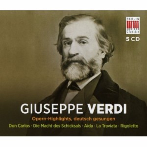 【CD輸入】 Verdi ベルディ / Opera Highlights In German-don Carlo,  Forza Del Destino,  Aida,  Rigoletto,  La Traviata: