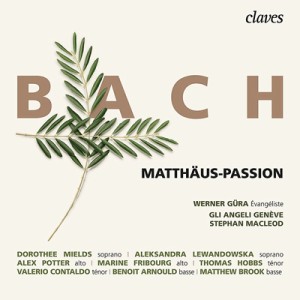 【CD輸入】 Bach, Johann Sebastian バッハ / マタイ受難曲　ステファン・マクラウド＆リ・アンジェリ・ジュネーヴ、ヴェルナ