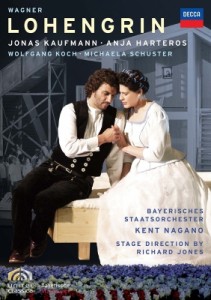 【DVD】 Wagner ワーグナー / 『ローエングリン』全曲　ジョーンズ演出、ケント・ナガノ＆バイエルン国立歌劇場、ヨナス・カウ