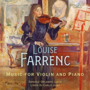 【CD輸入】 ファランク、ルイーズ（1804-1875） / 協奏的変奏曲、ヴァイオリン・ソナタ第1番、第2番　ダニエレ・オルランド、