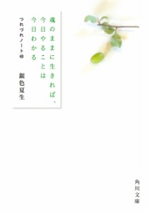 【文庫】 銀色夏生 ギンイロナツヲ / 魂のままに生きれば、今日やることは今日わかる つれづれノート 40 角川文庫