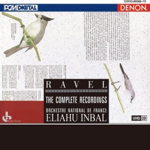 【Hi Quality CD】 Ravel ラベル / 管弦楽曲集　エリアフ・インバル＆フランス国立管弦楽団（4CD） 送料無料