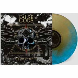 【LP】 False Gods / Neurotopia (Blue+gold Marble Vinyl) 送料無料