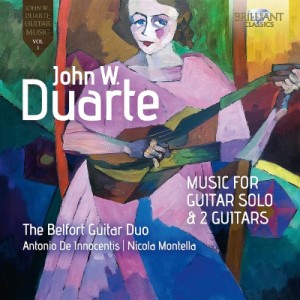 【CD輸入】 デュアルテ、ジョン・W（1919-2004） / ギター作品集 第1集　ベルフォール・ギター・デュオ