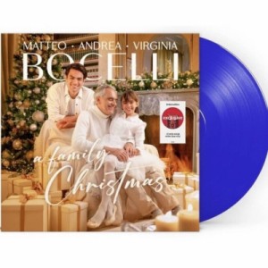 【LP】 Andrea Bocelli アンドレアボチェッリ / Family Christmas (+2 Extra Songs)(Winter Blue Vinyl) 送料無料