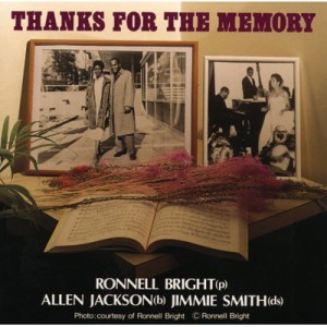 【CD国内】 Ronnell Bright / Thanks For The Memory:  サラ・ボーンに捧ぐ