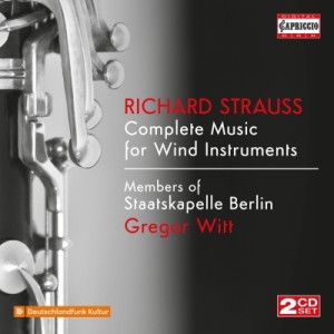 【CD輸入】 Strauss, R. シュトラウス / 管楽アンサンブルのための作品全集　グレゴール・ヴィト＆シュターツカペレ・ベルリン