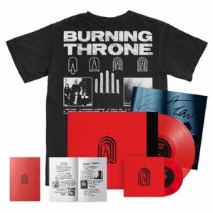 【CD輸入】 Acres / Burning Throne Transparent Red Vinyl + Signed Ltd. Cd Album + Lyric Zine + T-shirt + Signed Print (