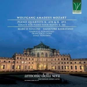 【CD輸入】 Mozart モーツァルト / ピアノ四重奏曲第1番、第2番、他　マルコ・ソッリーニ、サルヴァトーレ・バルバターノ、ガ