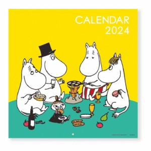 【単行本】 トーベ・ヤンソン / ムーミン壁かけカレンダー スクエアタイプ 学研カレンダー2024