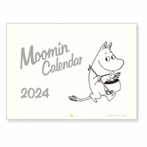 【単行本】 トーベ・ヤンソン / ムーミン壁かけカレンダー モノトーン 学研カレンダー2024