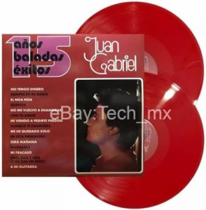 【LP】 Juan Gabriel / 15 Anos Baladas Exitos (Opaque Red Vinyl) 送料無料