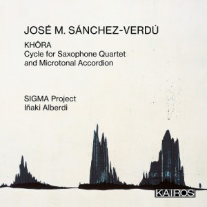 【CD輸入】 サンチェス＝ベルドゥ、ホセ・マリア（1968-） / コーラ（場）〜サクソフォン四重奏と微分音アコーディオンのため