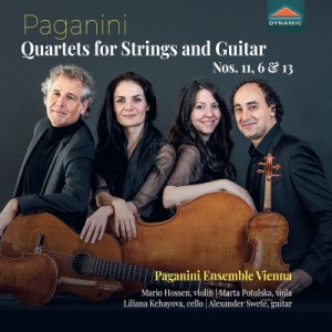 【CD輸入】 Paganini パガニーニ / 弦楽とギターのための四重奏曲第6番、第11番、第13番　パガニーニ・アンサンブル・ウィーン