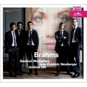 【CD輸入】 Brahms ブラームス / ピアノ五重奏曲、２つの歌曲　ヌーブルジェ、モディリアーニ四重奏団、アンドレア・ヒル 送料