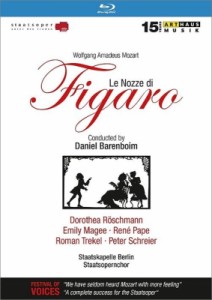 【Blu-ray】 Mozart モーツァルト / 『フィガロの結婚』全曲　ラングホフ演出、バレンボイム＆ベルリン国立歌劇場、パーペ、レ