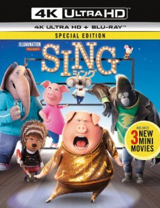 SING/シング[4K ULTRA HD+Blu-rayセット]/アニメーション[Blu-ray]【返品種別A】