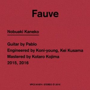 Fauve/金子ノブアキ[CD]【返品種別A】