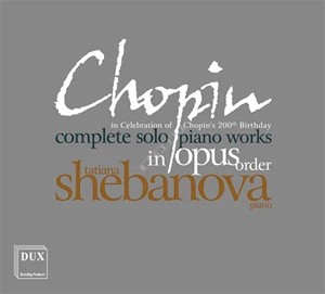 [枚数限定][限定盤]ショパン:作品番号付きピアノ独奏作品全集[10CD]【輸入盤】▼/タチアナ・シェバノワ[CD]【返品種別A】