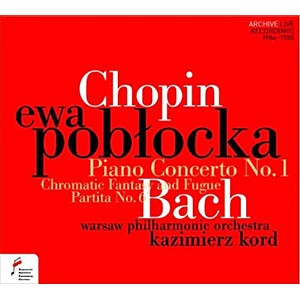 ショパン:ピアノ協奏曲第1番、J.S.バッハ:半音階的幻想曲とフーガ 他【輸入盤】▼/ポブウォツカ(エヴァ)[CD]【返品種別A】